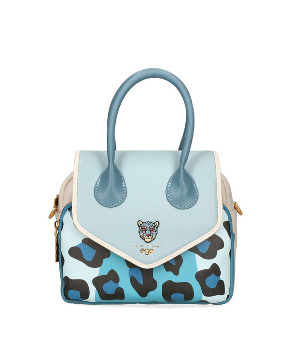 Дамска чанта с принтирана презрамка и сменяеми капаци EGO