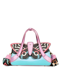 "SYNERGIA" women's handbag with detachable EGO butterfly