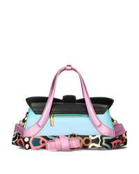 "SYNERGIA" women's handbag with detachable EGO butterfly