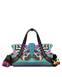 "SYNERGIA" women's handbag with removable EGO butterfly