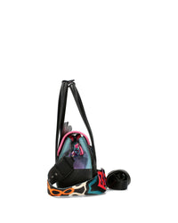 "SYNERGIA" women's handbag with removable EGO butterfly